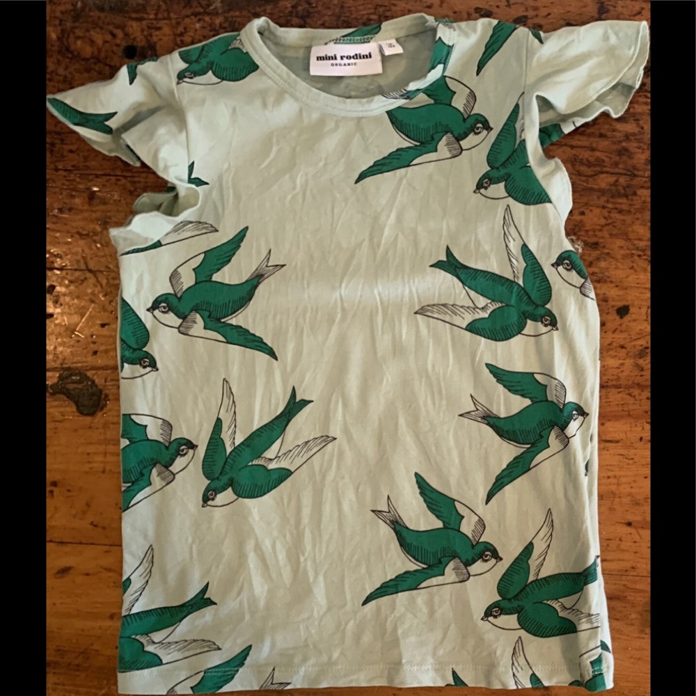 Mini Rodini Swallows shirt
